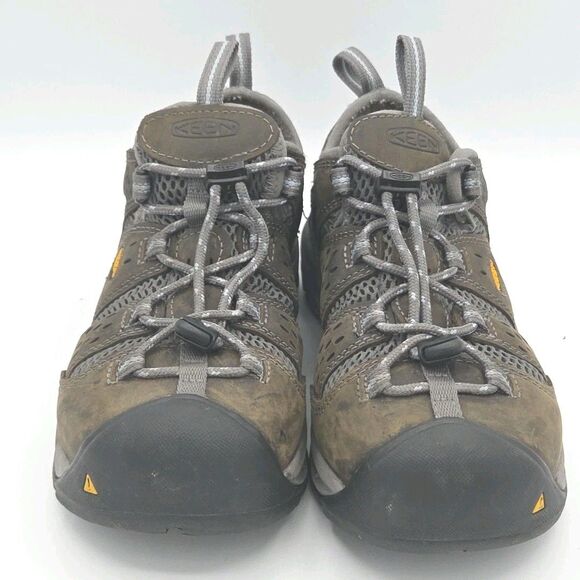 Keen Utility Atlanta Cool Ii ESD Womens 7 Brown Gray Steel Toe Work Shoe EEE3589 - Picture 4 of 12